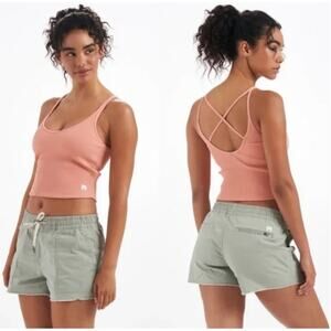 NWT Vuori Rib Crop Tank Size XS